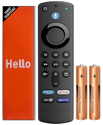 Remote Control Compatible with Amazon Alexa Voice FlRE TV Stick with 2 AAA Original Alkaline Batteries and User Manual Guide Inside (FireStick 3rd Gen) (B0DGTKKKKK) Amazon Price History, Amazon Price Tracker