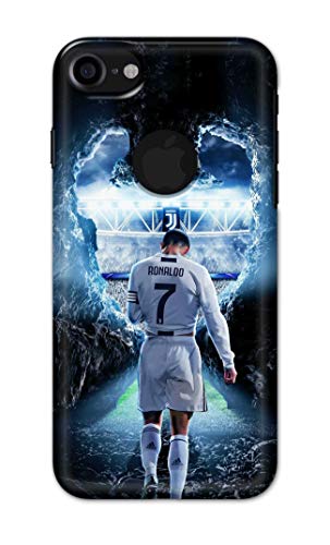 Image of Printed Hard Back Cover Case for Apple iPhone 7 Logo | iPhone 8 Logo Back Cover (Footbal Legend) -1302