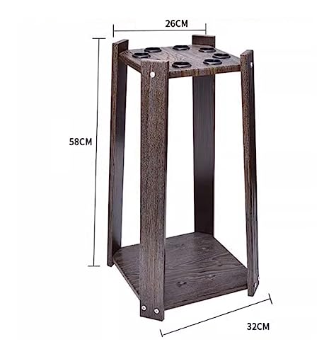 Support de bâton de billard robuste en bois haut de gamme