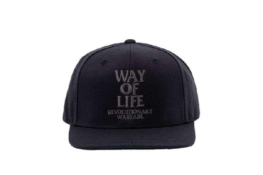 RATS (ラッツ) キャップ way of life ワッペンキャップ ブラック 