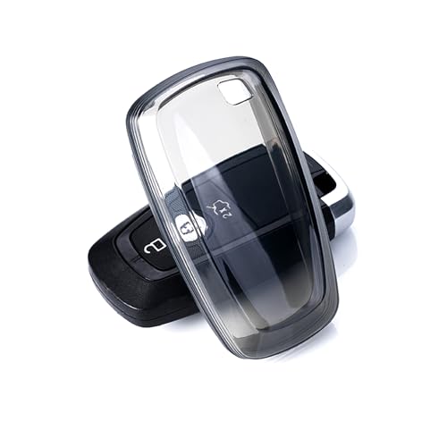 Coque de clé de voiture Ford en TPU flexible antichoc et anti-rayure