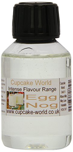 Cupcake World Aromas Alimentarios, Sabor Ponche de Huevo Total: 100 ml