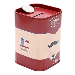 Vierkante Cartoon Geld Dozen Rechthoekige Opslag Tin Blik Doos Geld Besparing Pot Munt Doos Opslag Tank Gift