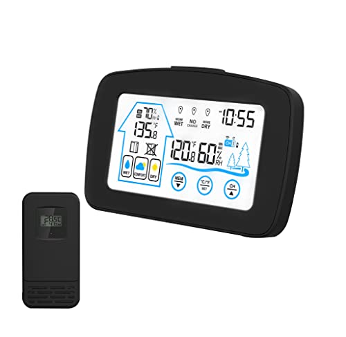 Lancoon-Digital-Weather-Station-Outdoor-Sensor-with-Remote-Control-Indoor-Comfort-Indication-Outdoor-Temperature-and-Humidity-Backlight-for-Living-Room-Home