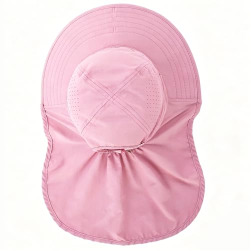 Sombrero de mujer con protector de cuello y ala ancha miniatura 5