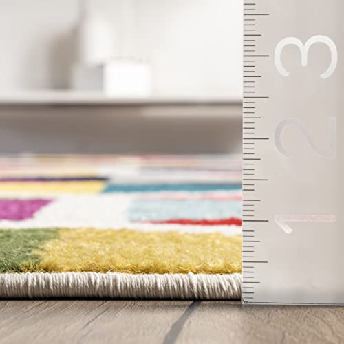 nuLOOM Maris Colorful Geometric Tiles Area Rug, 5x8, Multi