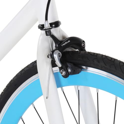 Fixed Gear Bike - Leichtes Single Speed Road Pendler Fahrrad mit Flip-Flop Nabe für Urban Riding, 700c 59cm