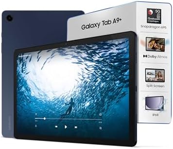 Samsung Galaxy Tab A9+ 27.94 cm (11.0 inch) Display, RAM 4 GB, ROM 64 GB Expandable, Wi-Fi Tablet, Dark Blue