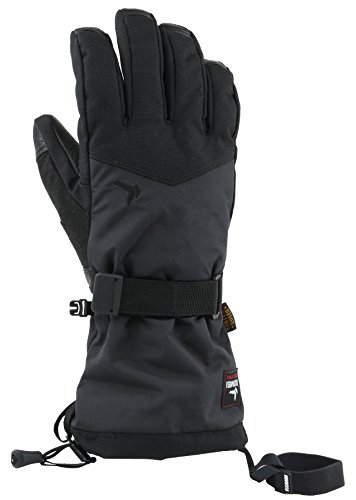 Kombi Men's Ferrous Cold Weather Gloves, Large, Black