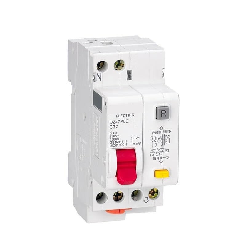 Disjoncteur différentiel DZ47PLE 1P+NC 32A pour protection phase neutre
