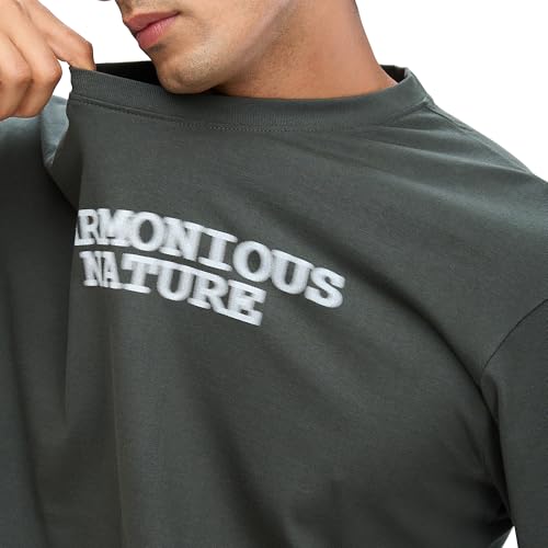 Image of Spykar Men's Comfort Fit Round Neck Half Sleeve Solid Casual T-Shirt