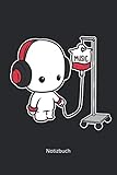  Notizbuch: Musik Infusion Kopfhörer Stylisches Headset DJ Geschenk (Liniertes Notizbuch mit 100 Seiten für Eintragungen aller Art)