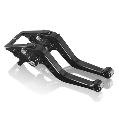 Levier de frein et d'embrayage CNC pour Ninja 650, finition aluminium usiné noir