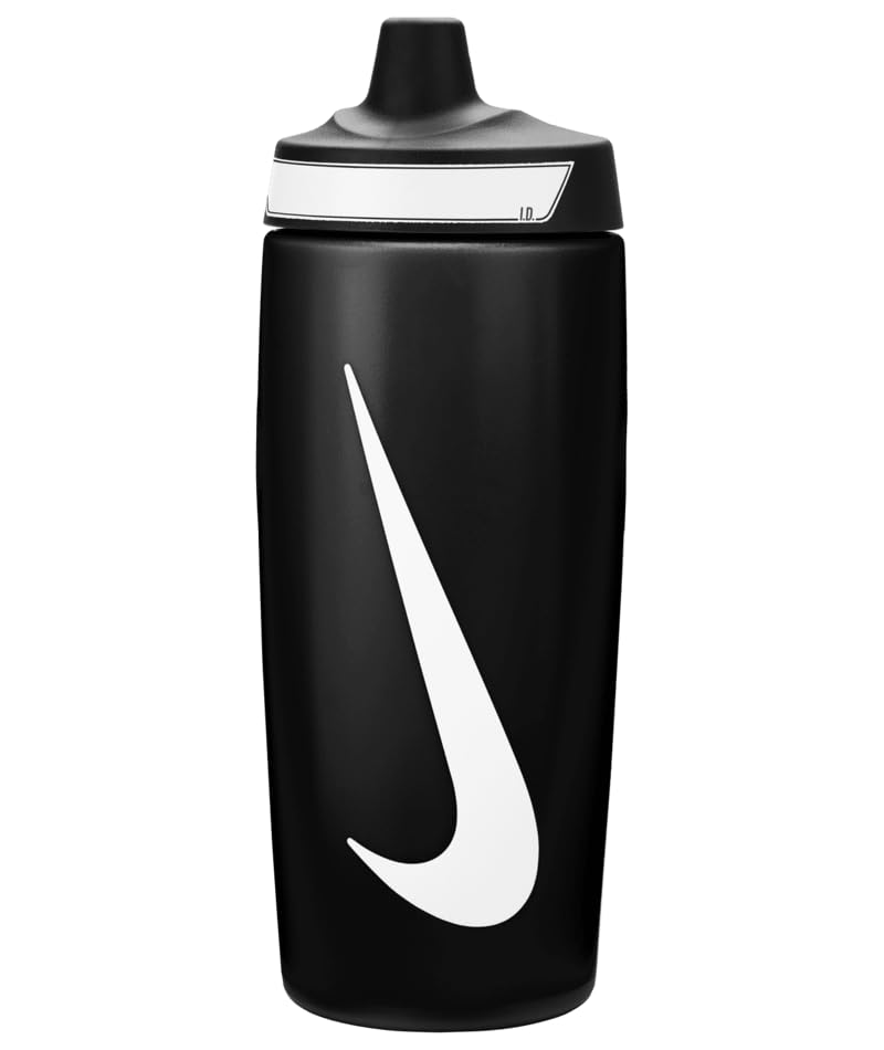 Image of NIKE REFUEL Bottle 18 OZ - Black /Black /White, 532 ML