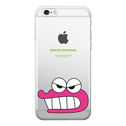 iPhone16 Pro 用 クレヨンしんちゃん クリア ケース 【日本国内から発送】 CrayonShinchan Point S1 Clear Case アイフォン 16 プロ 対応 TPU ゼリー キャラクター カバー Type5 チョコビ 恐竜 ワ