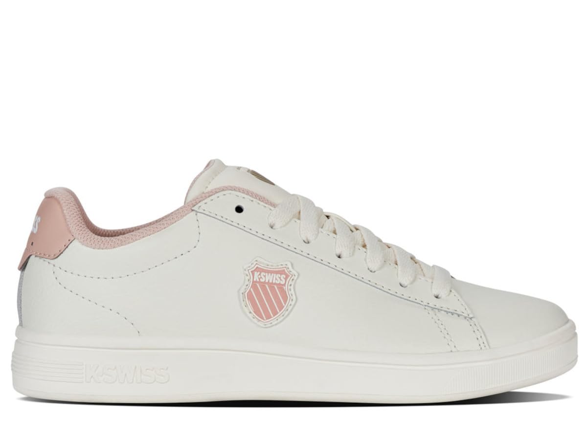 K-Swiss Women's Court Shield IISneaker, S Wht Cameoros S Wht, 6 UK