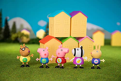 Peppa Pig Mystery House Figure Collection (6-Pack) - Each House Has A Surprise Toy Action Figure Character Inside - Great Gift, Easter Basketstuffer & Party Favor For Kids - Ages 2+ #TOP2