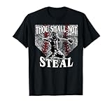 Catcher Saying Thou Shall Not Steal Baseball T-Shirt