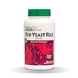 NaturesPlus Herbal Actives Red Yeast Rice - 600 mg, 120 Vegan Capsules - Maximum Potency Herbal Supplement, Cholesterol Support - Vegetarian, Gluten-Free - 120 Servings