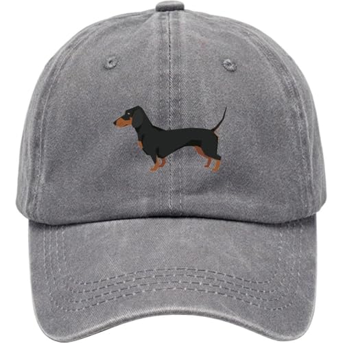 HiyyFloy Gorra De Béisbol De Perro Salchicha, Estilo Retro, Estilo Camionero, Estilo Hip Hop, para Viajes Aire Libre, Entrenamientos, Correr, Deportes Y Uso Diario Informal.