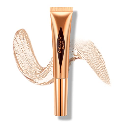 Lisara Highlighter Beauty Wand, Highlight Stick with Cushion Applicator, Liquid Highlighter Makeup Stick, Body Face Highlighter Bronzer Makeup, Lightweight Blendable, Silky Smooth Cream Highlighter Stick (#03)