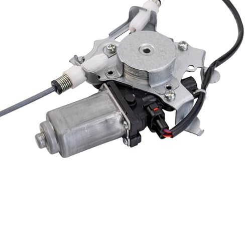 Image of TRQ Rear Left Power Window Regulator & Motor Assembly Drivers Side Compatible with 2007-2008 Honda Fit
