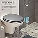 DOITOOL Heavy Duty Stainless Steel Toilet Tissue Aid with Comfortable Grip 11-inch Long Handle Wiping Tool for Elderly Disabled Bathroom Assistance