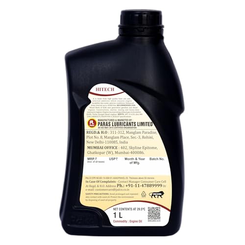Image of PALCO HITECH 15W40 API: CI4 / SL Heavy Duty Diesel Engine Oil Synthetic Technology | Maximum Power & Superior Protection | For SUVs, MUVs & Crossovers | 1 Litre (Pack of 4)