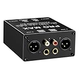 Metallgehäuse, 2-Kanal Passiv Schall Rausch Isolator, Rauschunterdrückungsfilter, Erdschleifen Isolator Filter, dauerhafter Strom
