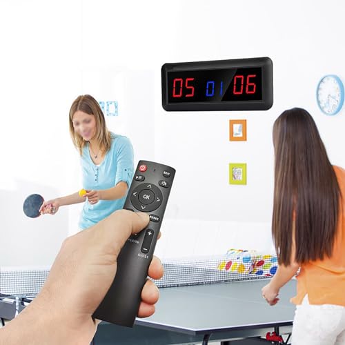 Tableau de bord numérique portable LED avec télécommande blanche - 5