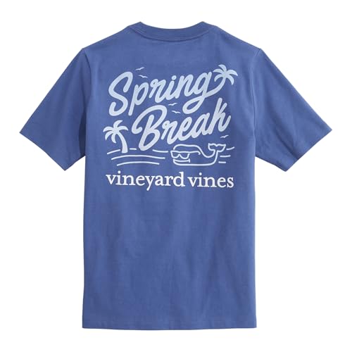 vineyard vines Boys' Ombre Spring Break Icons Short-Sleeve Pocket Tee