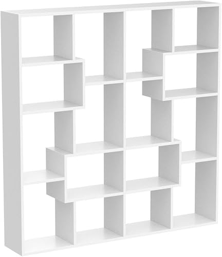 Miniatura 147 de Mobili Fiver, Estantería Iacopo XS (63.31 x 31.5 pulgadas), roble rústico, fabricada en Italia Roble rústico,Ashwood Negro,Ashwood Blanco,Efecto