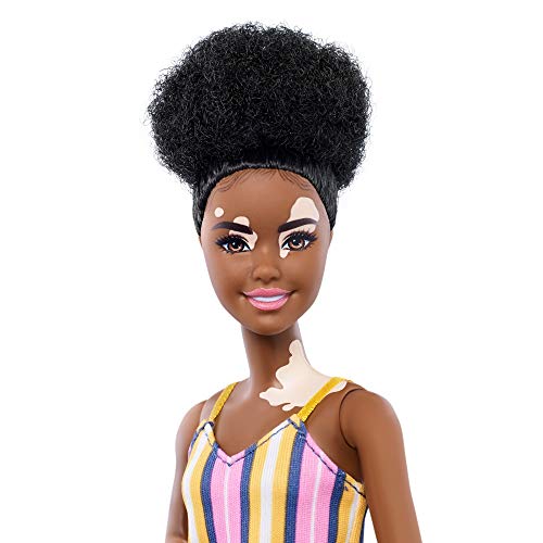 Barbie GHW51 - Fashionistas Puppe mit Vitiligo, Spielzeug ab 3 Jahren – Bild 4