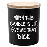 BFJLIFE Gifts for Him Husband Boyfriend Funny Unique Christmas Anniversary Valentines Birthday Gifts for Men Stocking Stuffers Bachelorette Bridal Shower for Bride Sandalwood Scented Candle