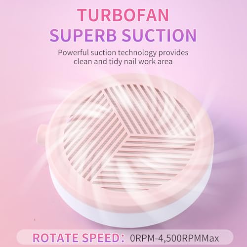 Recolector de Polvo para Uñas ANGNYA Compacto y Portátil miniatura 5