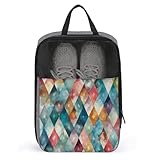 With Seasonal Colors Shoe Bags for Travel Water-Resistant Shoes Pouch with Handle Fashion Shoe Organizer with Zipper Closure Portable Sneaker Carrier for Men & Women Daily Use