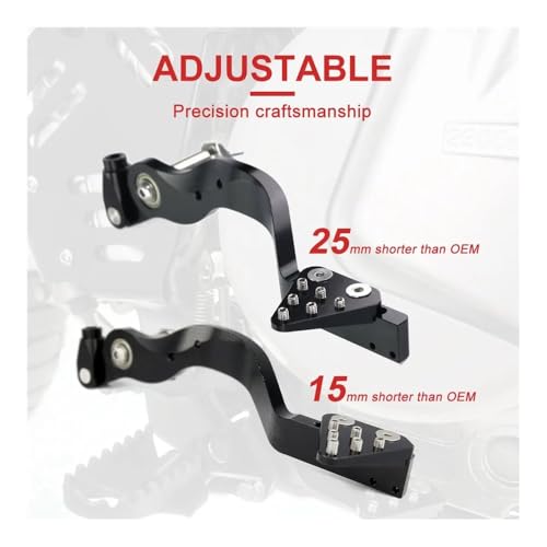 Levier de frein pliable pour DR650 moto de 1996 à 2023