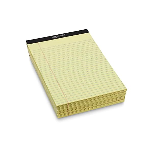 Amazon-Basics-Wide-Ruled-Lined-Writing-Note-Pad-85-inch-x-1175-inch-Canary-600-Sheets-12-Pack-of-50 Amazon-Basics-Wide-Ruled-Lined-Writing-Note-Pad-85-inch-x-1175-inch-Canary-600-Sheets-12-Pack-of-50