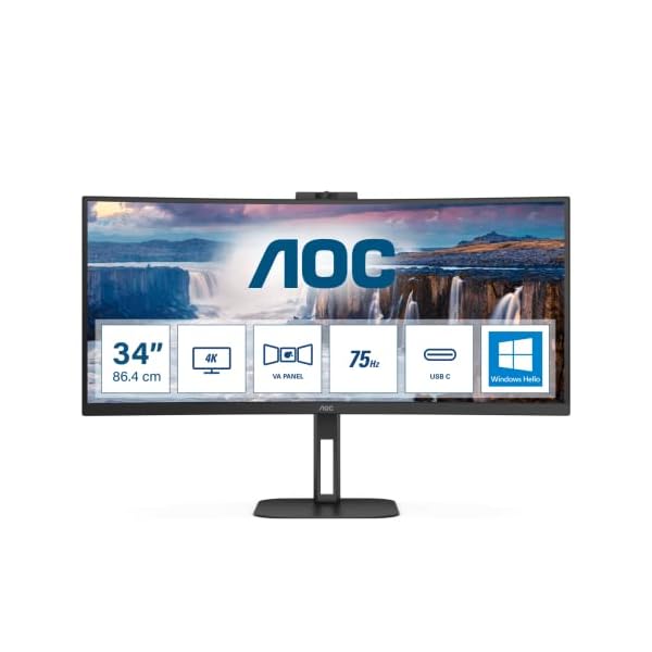 AOC 34 L CU34V5CW/BK Curvo