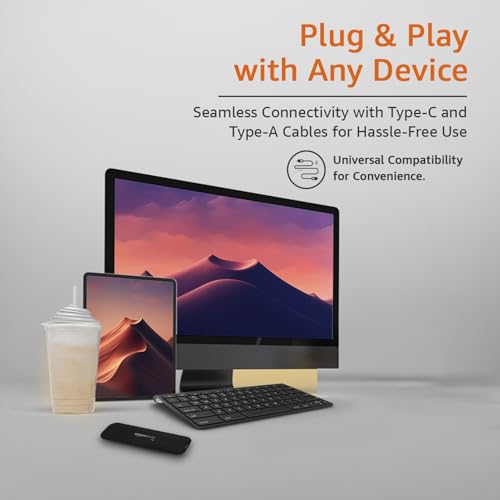 Image of amazon basics 1 TB Portable SSD | Type C Compatible NVMe Drive | Upto 950 MB /s | PC, Mac and Smartphone Compatible