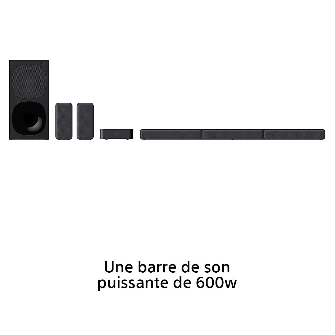 Sony HT-S40R Barre de Son 5.1ch Home Cinéma sans Fil Noir