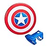 Hasbro Marvel Avengers - Captain America Jouet avec Bouclier Magnétique Blast et Gant - Jeu de Rôle Inspiré des Super-héros, Garçons et Filles à partir de 5 Ans, Multicolore