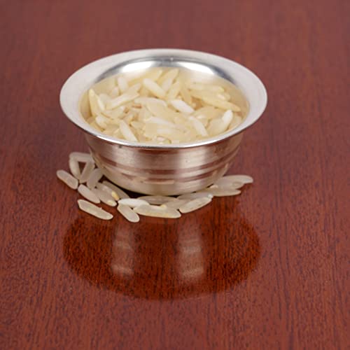Image of DHRUVS COLLECTION 925 Silver Small Size Katori - Bowl for Pooja, Workplace, Home, Temple, Baby Feeding & Gifting Purposes - 5 Grams