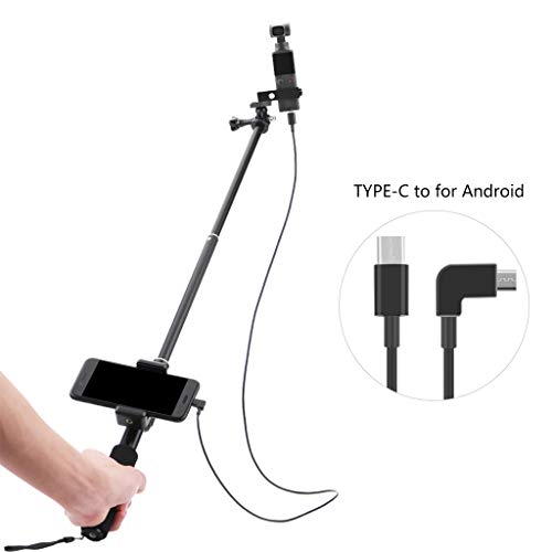 GLASSNOBLE Extension Rod,1 Set Extension Rod Selfie Stick Module Telefoon Montage Clip voor FIMI PALM Camera - Image 6