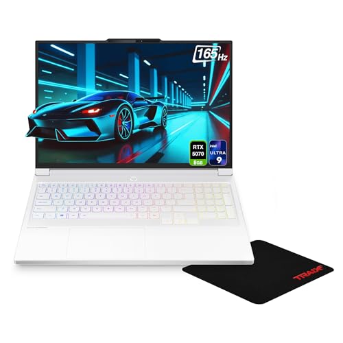 Image of Lenovo Legion 7i Gen 10 Gaming Laptop, Intel Ultra 9-275HX, 32 GB DDR5 RAM, 1 TB PCIe SSD, 16″ WQXGA (2560x1600), Nvidia G-Force RTX 5070, RGB Backlit Keyboard, W11 Home, Glacier White+Traix Mousepad
