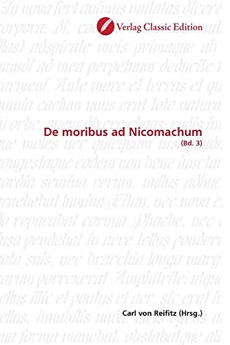 Preisvergleich Produktbild De moribus ad Nicomachum: (Bd. 3)