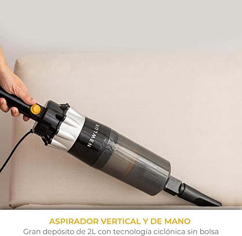 Miniatura 7 de Newlux - Aspirador Escoba Con Cable 2en1 V900, Vertical Y De Mano, 800w, Depósito 2l, 16.5 Kpa Y Triple Sist. Filtrado F.Hepa , 5m De Acción, Eficiencia Energética A Negro