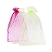 SumDirect 100Pcs 8x12 Inches Organza Gift Party Favor Bags with Drawstring (Assorted Colors)