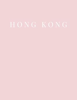 Hong Kong Soft Pink Decorative Coffee Table Book for Stacking and Home Decoration