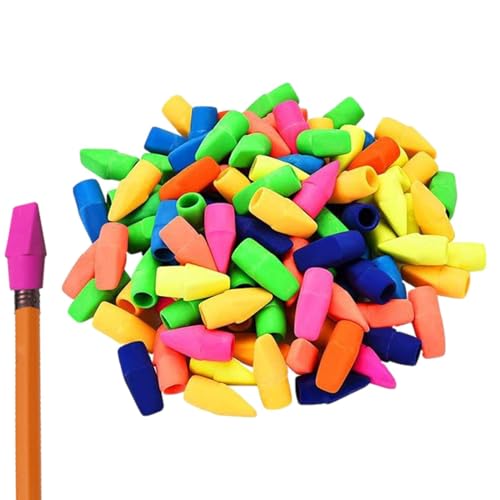 Lápiz Top Brasers | Eraser Gaps Lindo Topper Erasers - Erases para los regalos de fiesta de regreso a la escuela, 50 piezas/100pcs/200pcs, color al azar
